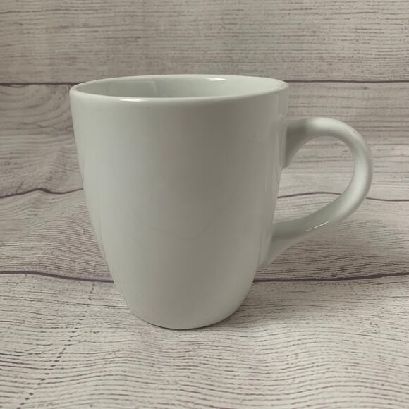 White Coffee Mug with Interaction Levels SHHHHH to OK TALK by Avon - Picture 3 of 7